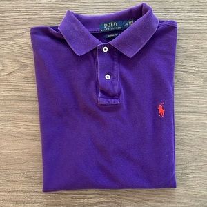 Men’s Polo by Ralph Lauren Classic Fit Shirt Purple Size Large